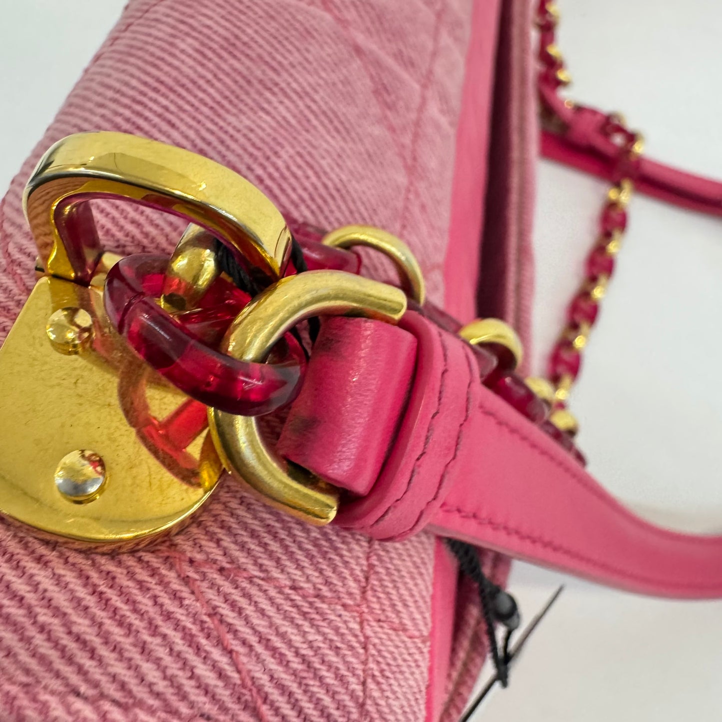 Dior - Caro - Denim - Jeans - Pink - (medium)