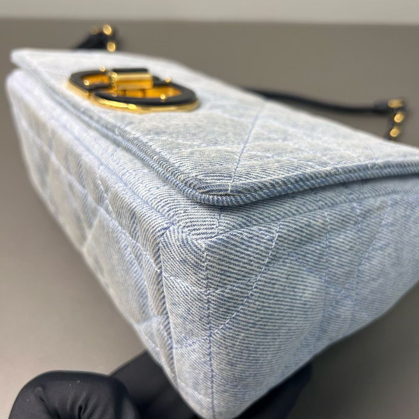 Dior - Caro - Denim - Light blue with navy accents - (Medium)