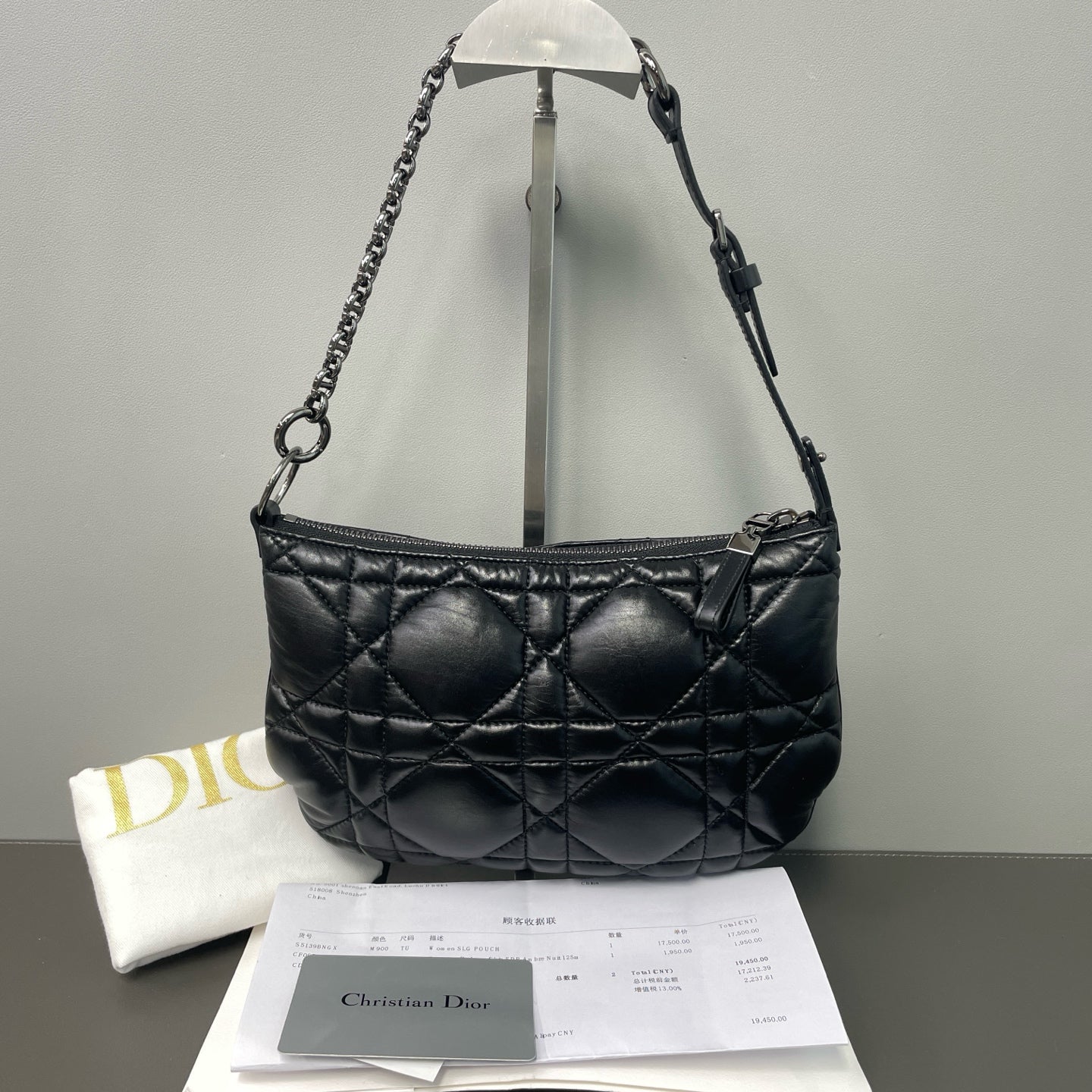 Dior - Caro - Leather - Black - (mini)
