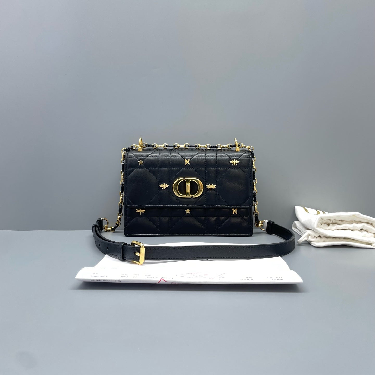 Dior - Caro - Leather - Black - (mini)
