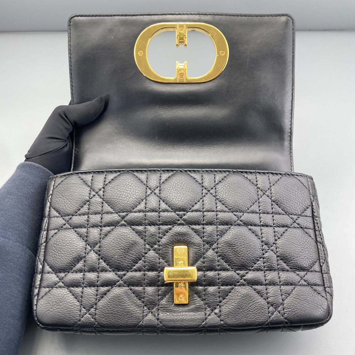 Dior - Caro - Leather - Black - (mini)