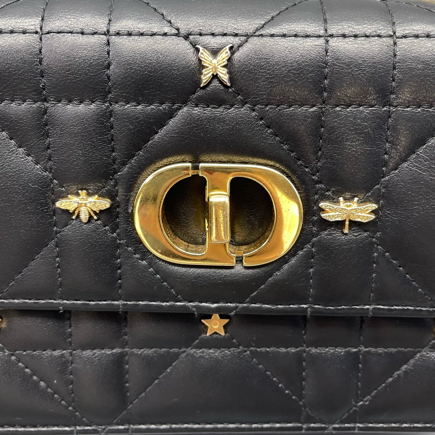 Dior - Caro - Leather - Black - (mini)
