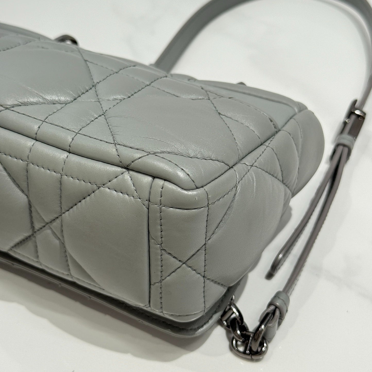 Dior - Caro - Leather - Grey - (mini)