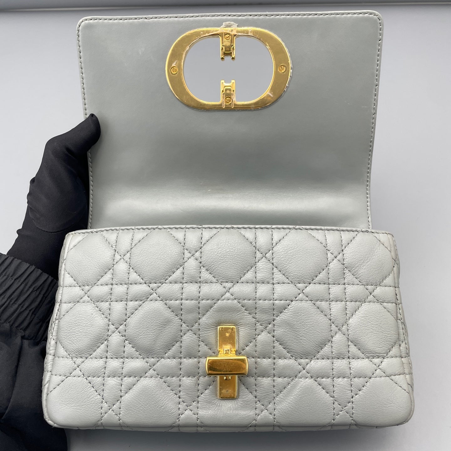 Dior - Caro - Leather - Grey - (mini)