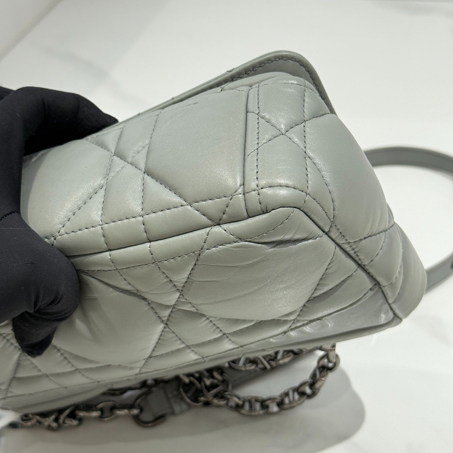 Dior - Caro - Leather - Grey - (mini)