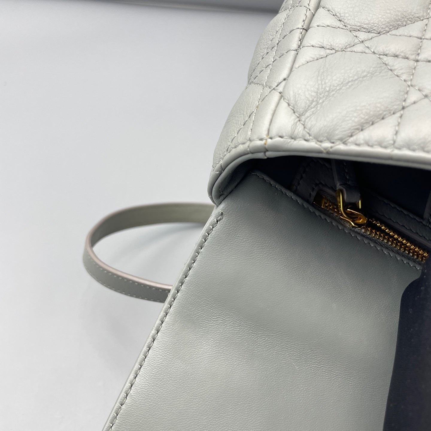 Dior - Caro - Leather - Grey - (mini)
