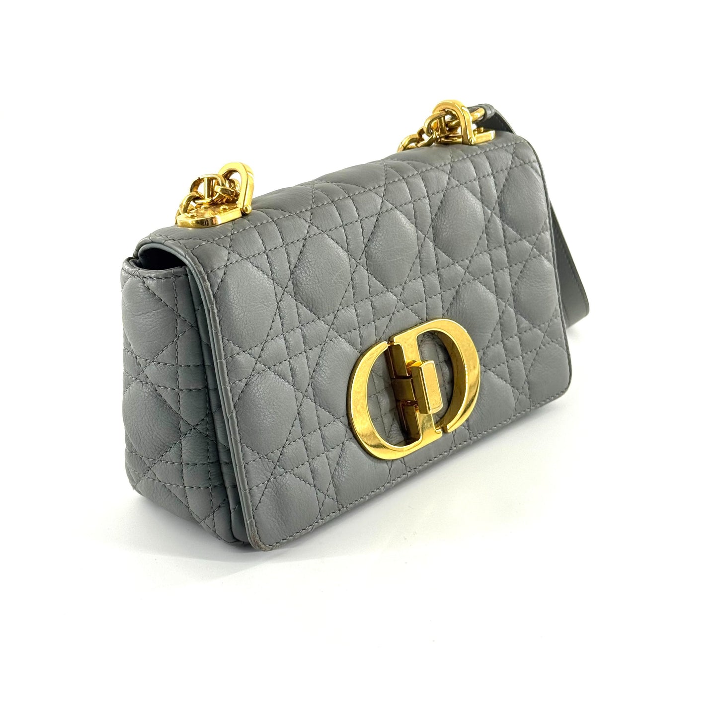 Dior - Caro - Leather - Grey - (Small)