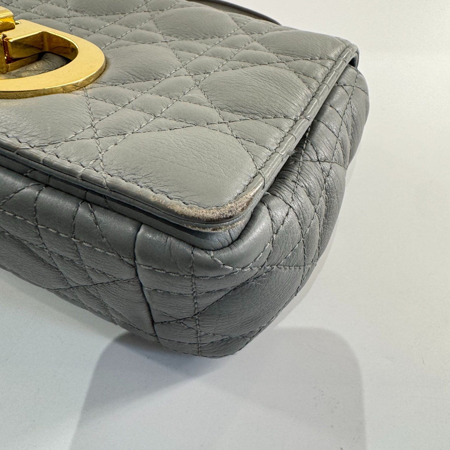Dior - Caro - Leather - Grey - (Small)