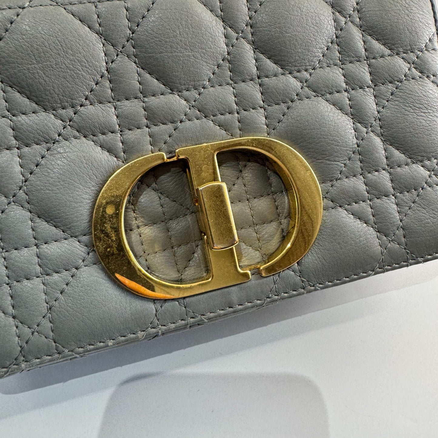 Dior - Caro - Leather - Grey - (Small)