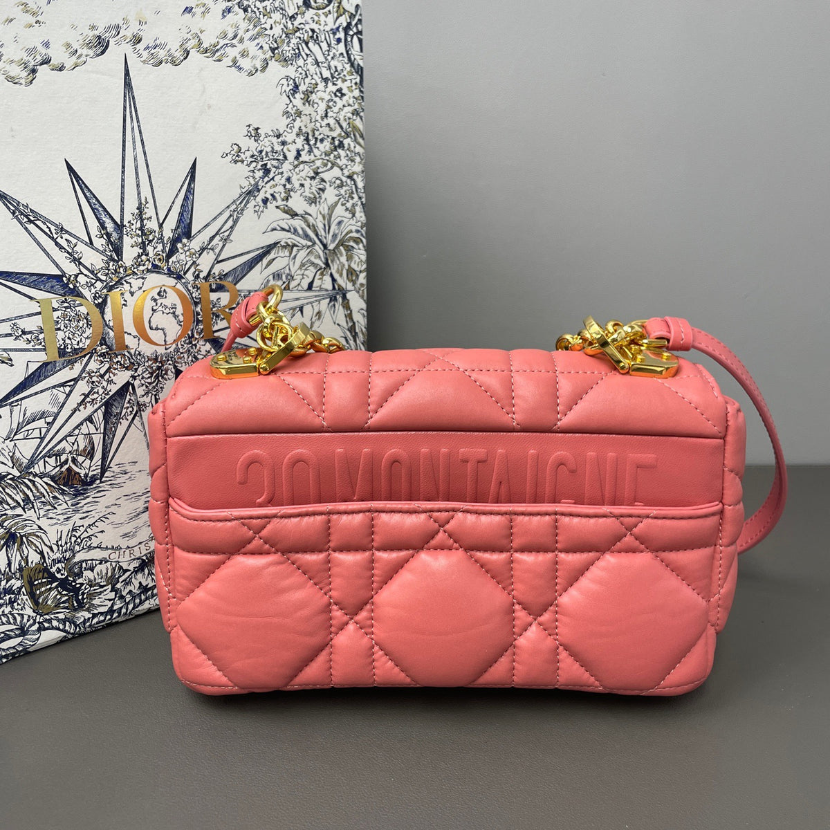 Dior - Caro - Leather - Pink - (Small)