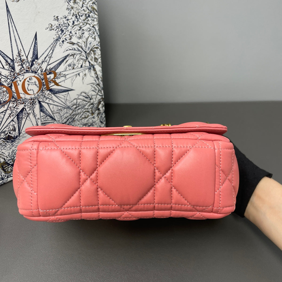Dior - Caro - Leather - Pink - (Small)