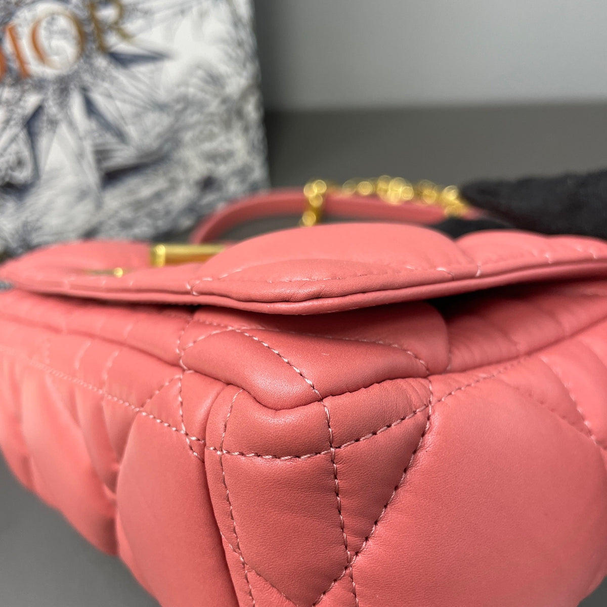 Dior - Caro - Leather - Pink - (Small)