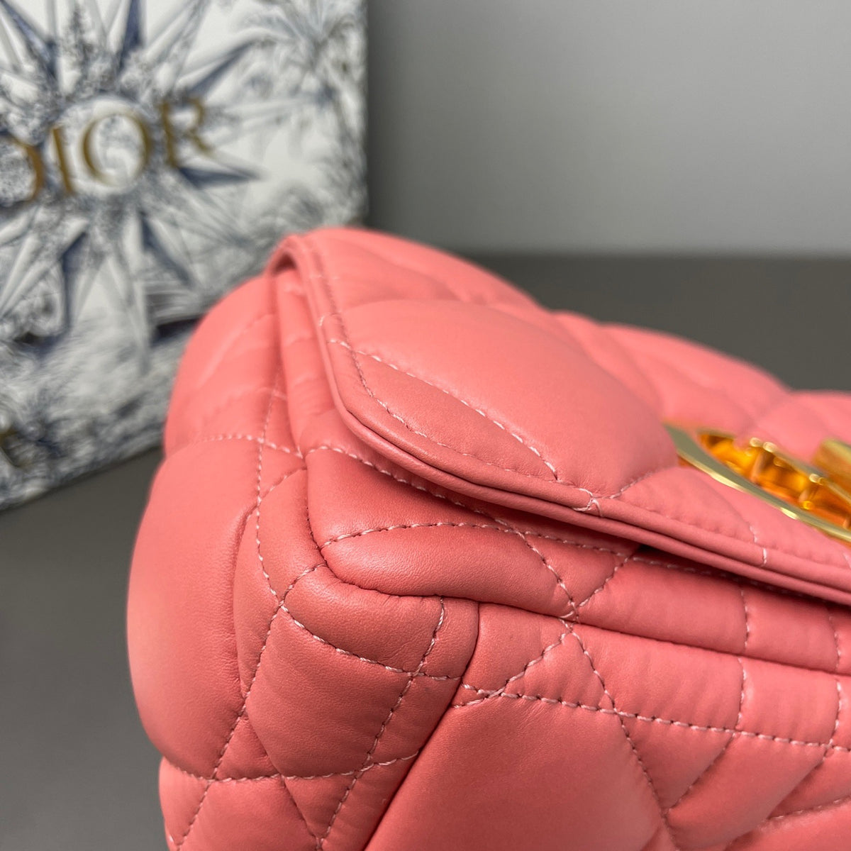 Dior - Caro - Leather - Pink - (Small)