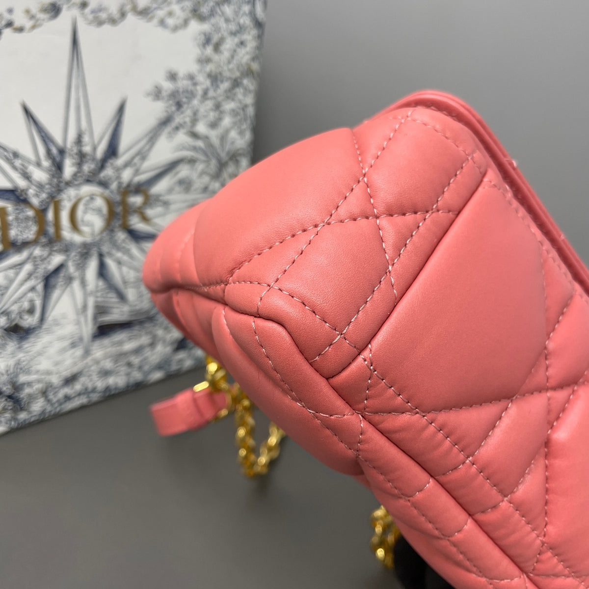 Dior - Caro - Leather - Pink - (Small)