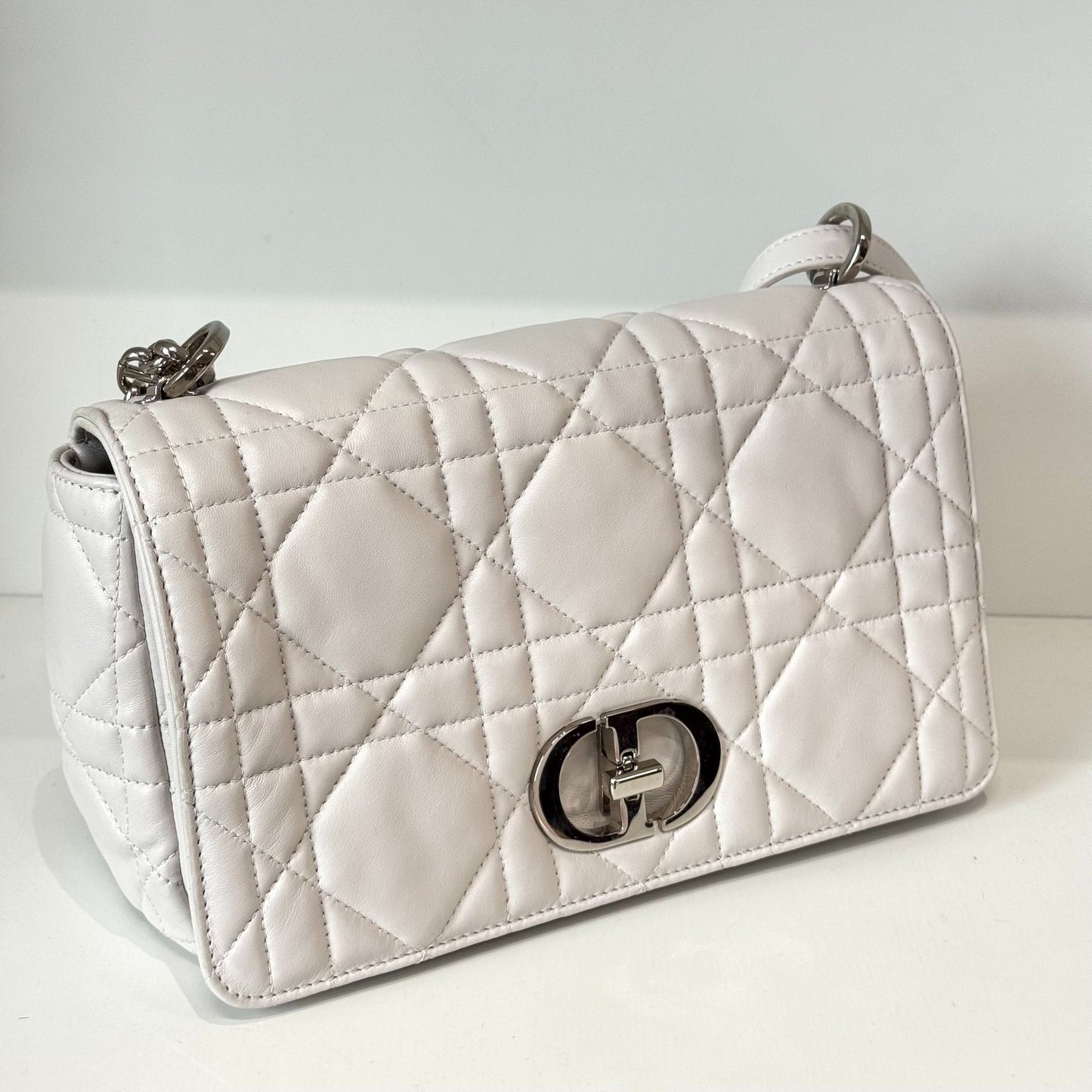 Dior - Caro - Leather - White - (medium)