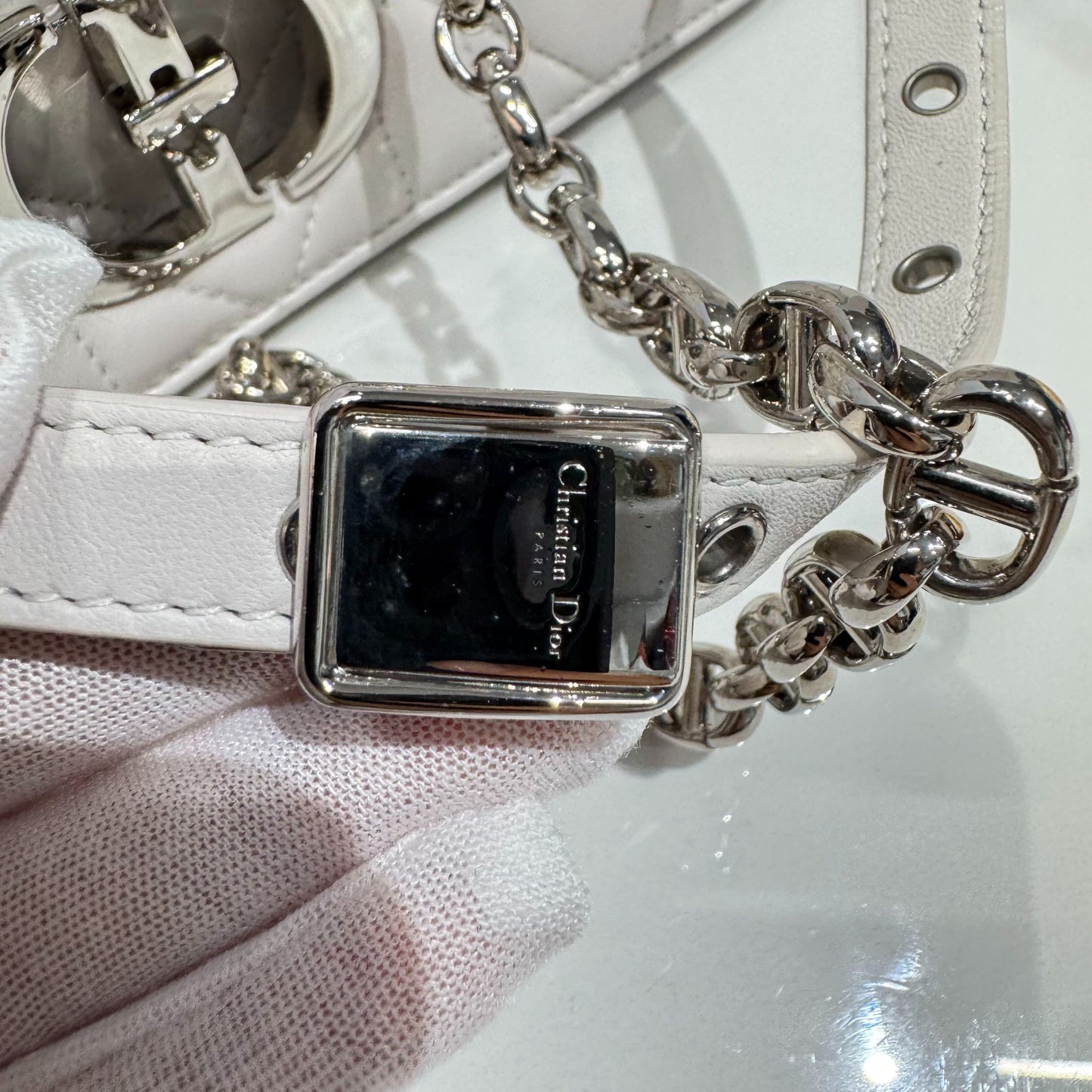 Dior - Caro - Leather - White - (medium)