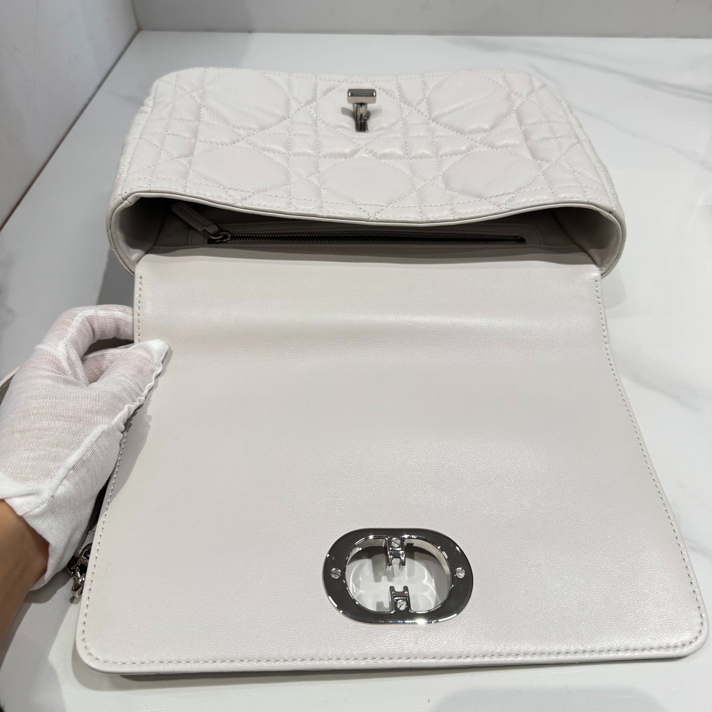 Dior - Caro - Leather - White - (medium)