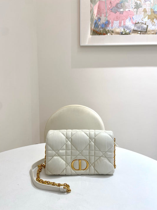Dior - Caro - Leather - White - (mini)