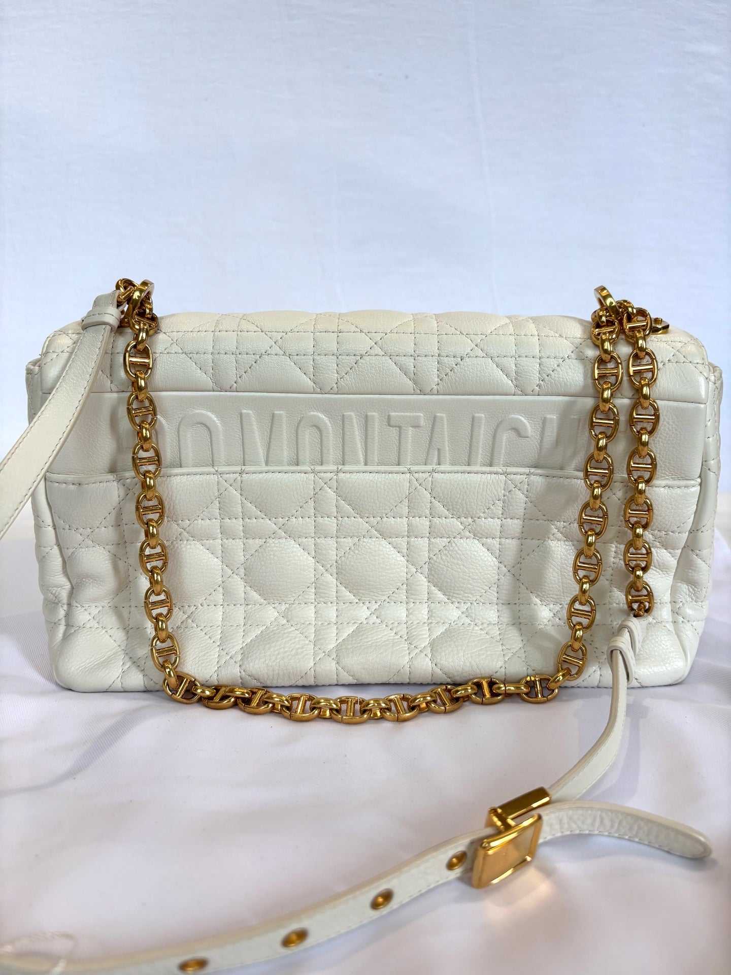 Dior - Caro - Leather - White - (mini)