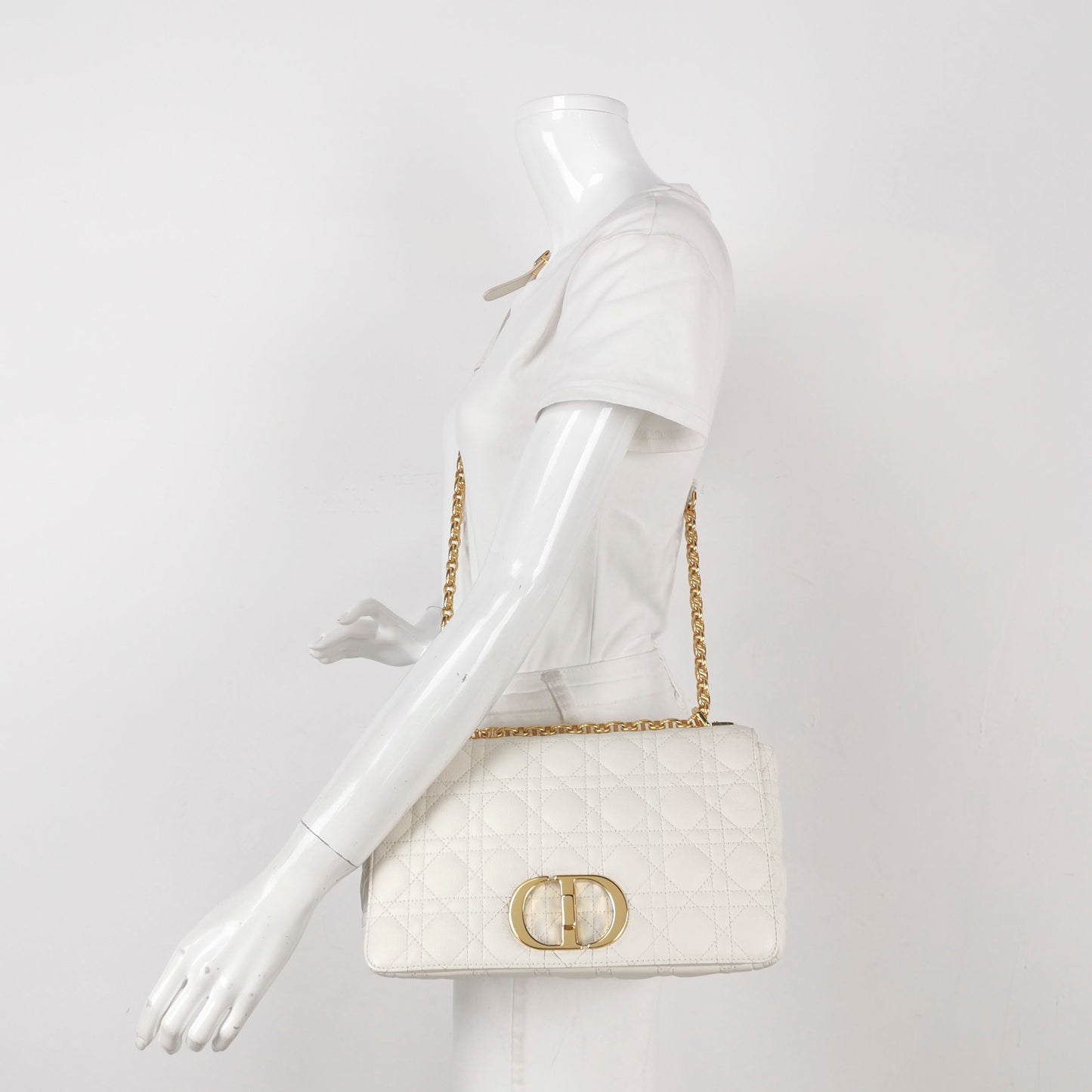 Dior - Caro - Leather - White - (mini)