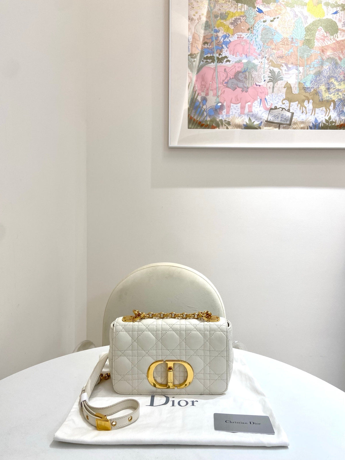 Dior - Caro - Leather - White - (small)