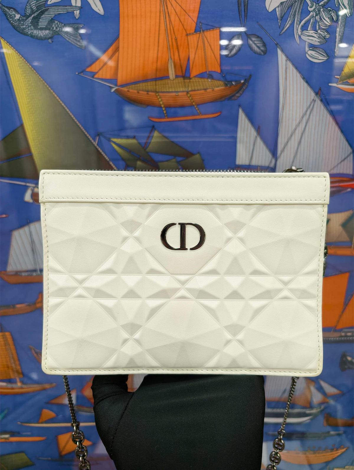 Dior - Caro - Leather - White - (Small)