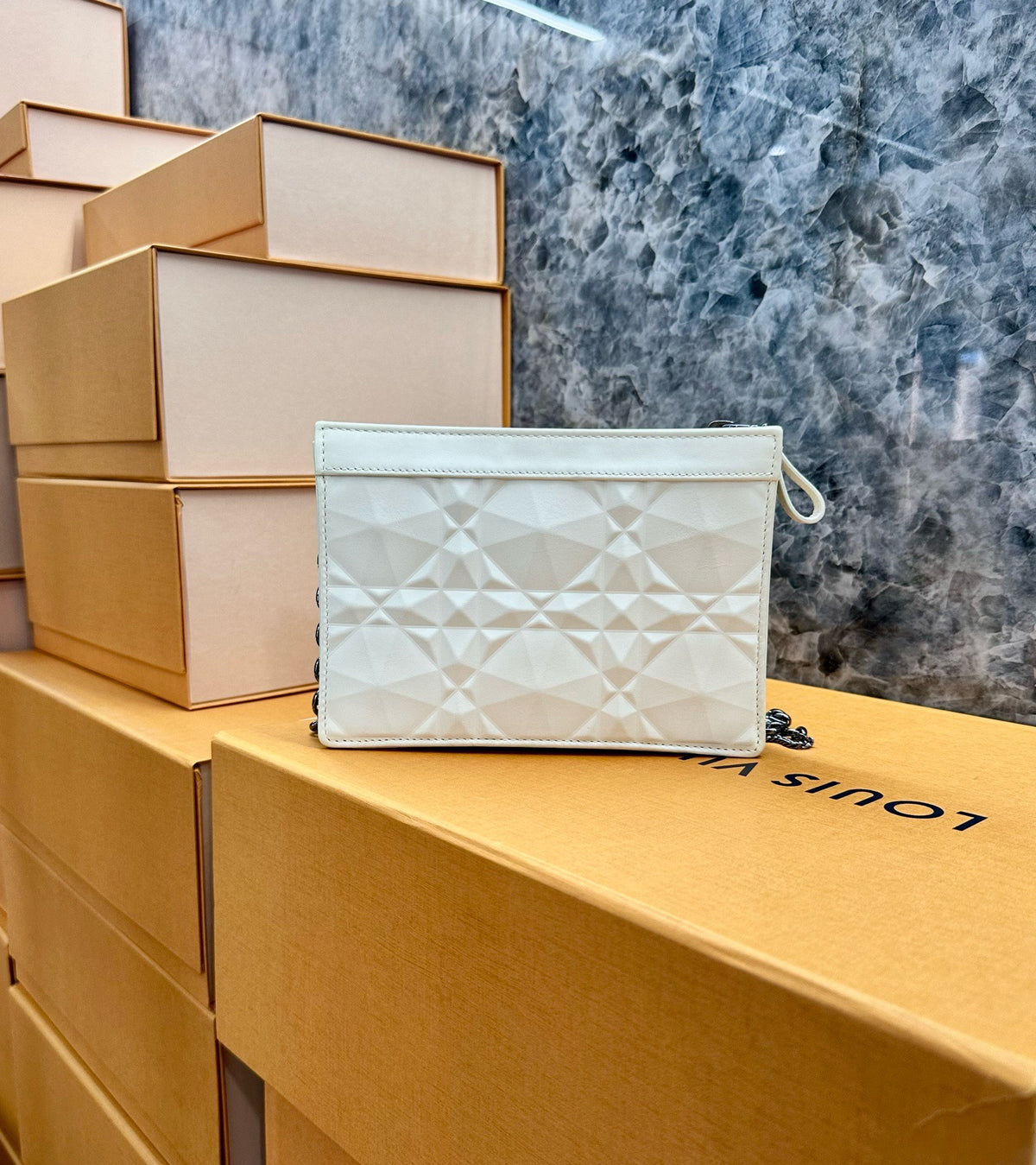 Dior - Caro - Leather - White - (Small)
