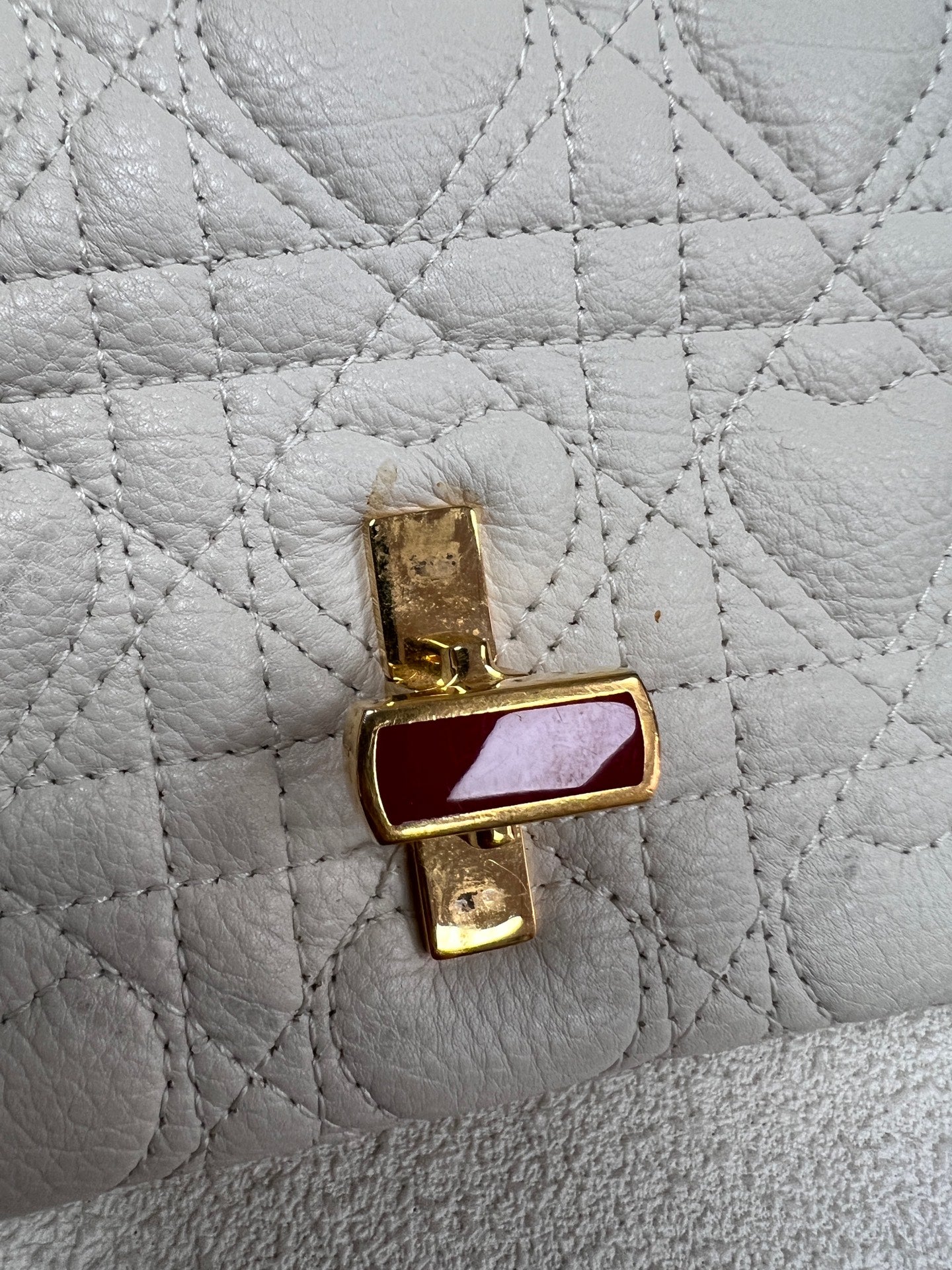 Dior - Caro - Leather - White - (small)