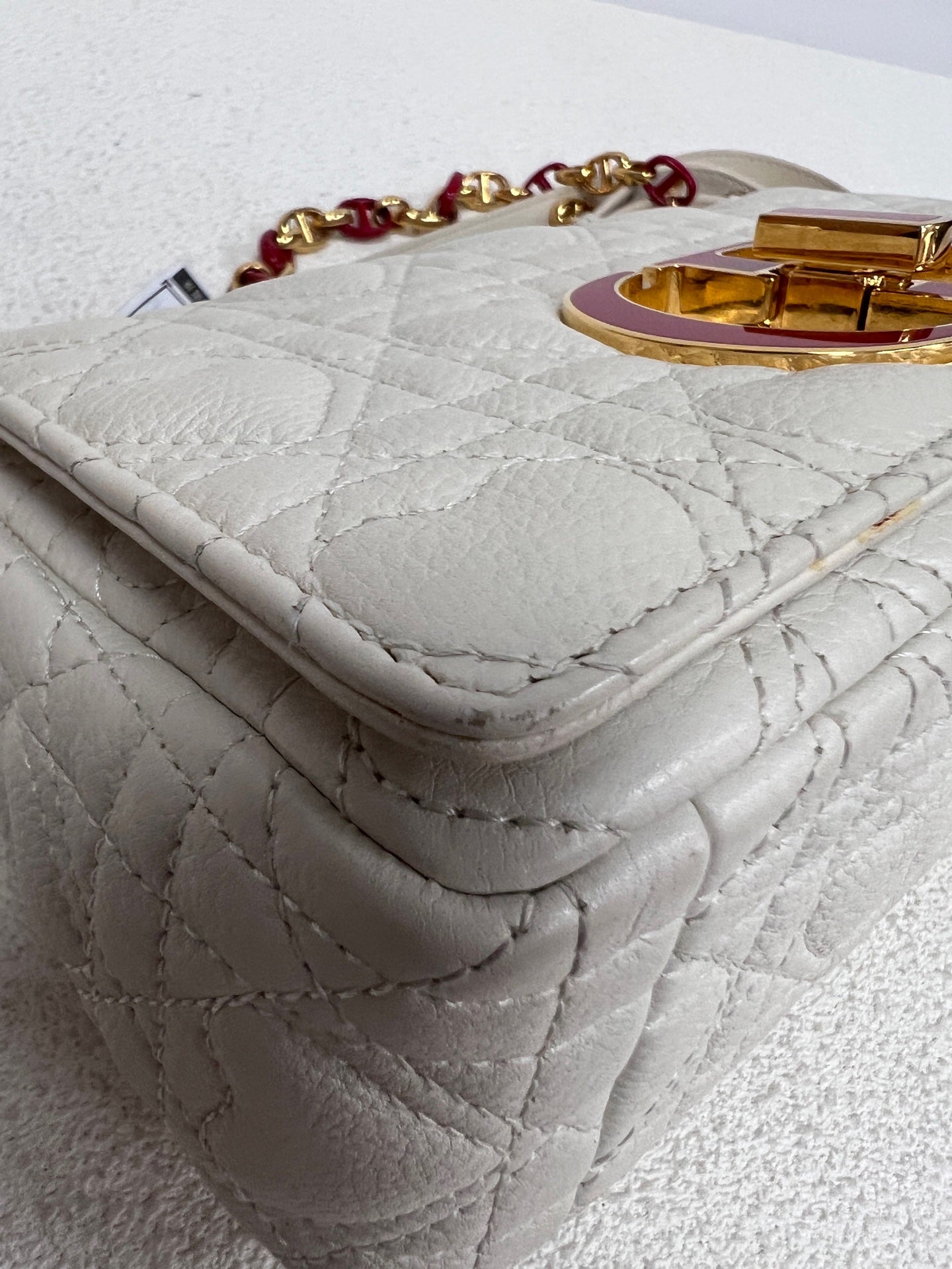 Dior - Caro - Leather - White - (small)