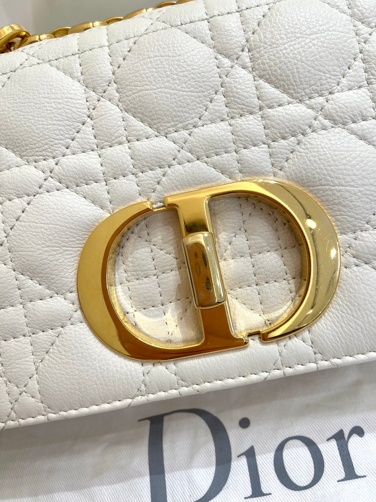 Dior - Caro - Leather - White - (small)