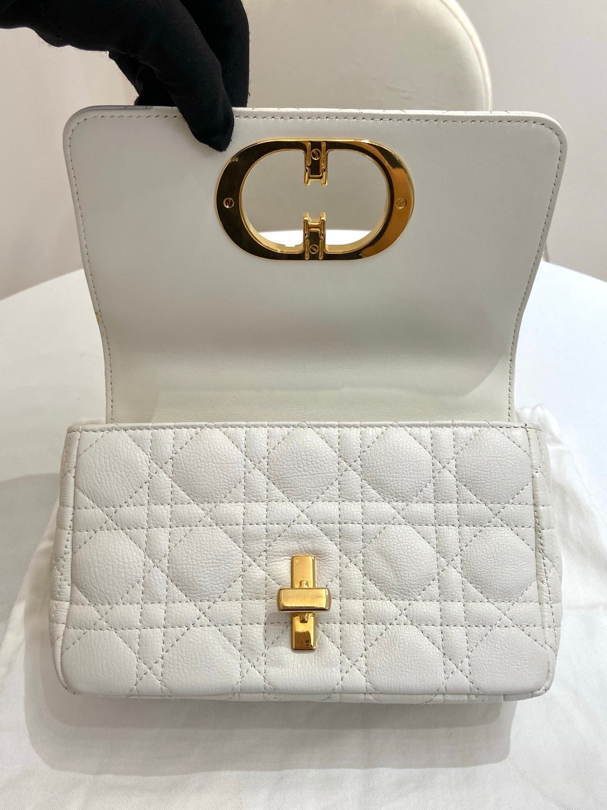 Dior - Caro - Leather - White - (small)