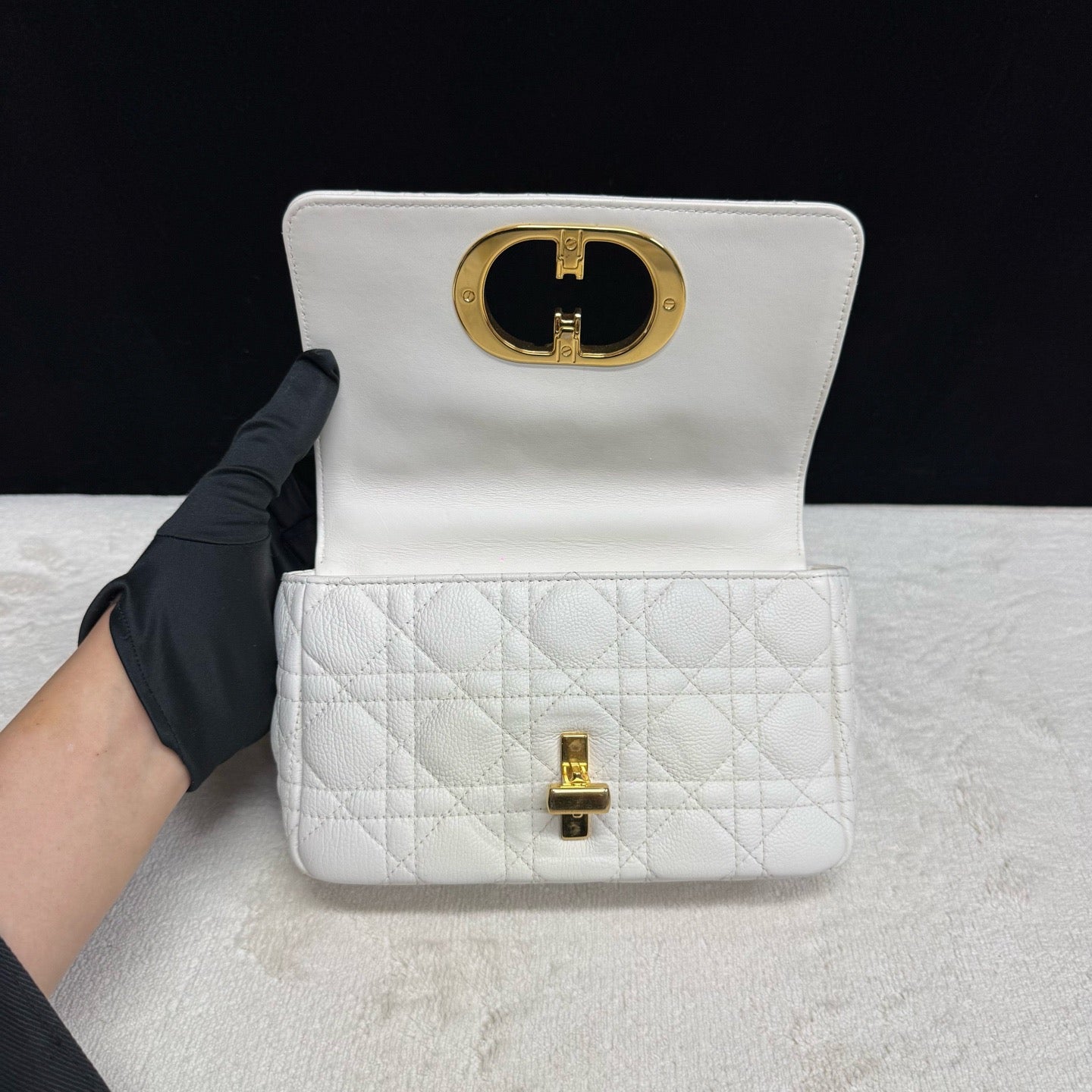 Dior - Caro - Leather - White - (Small)