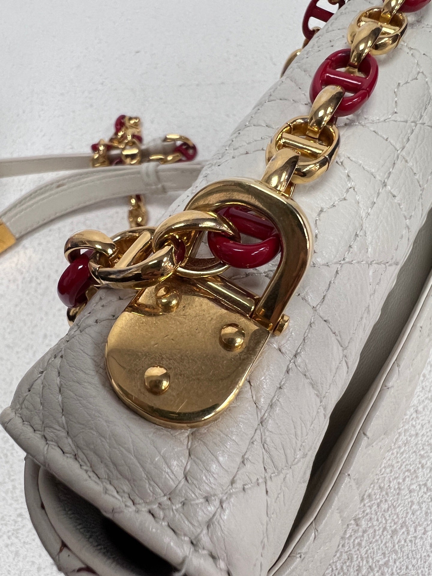 Dior - Caro - Leather - White - (small)