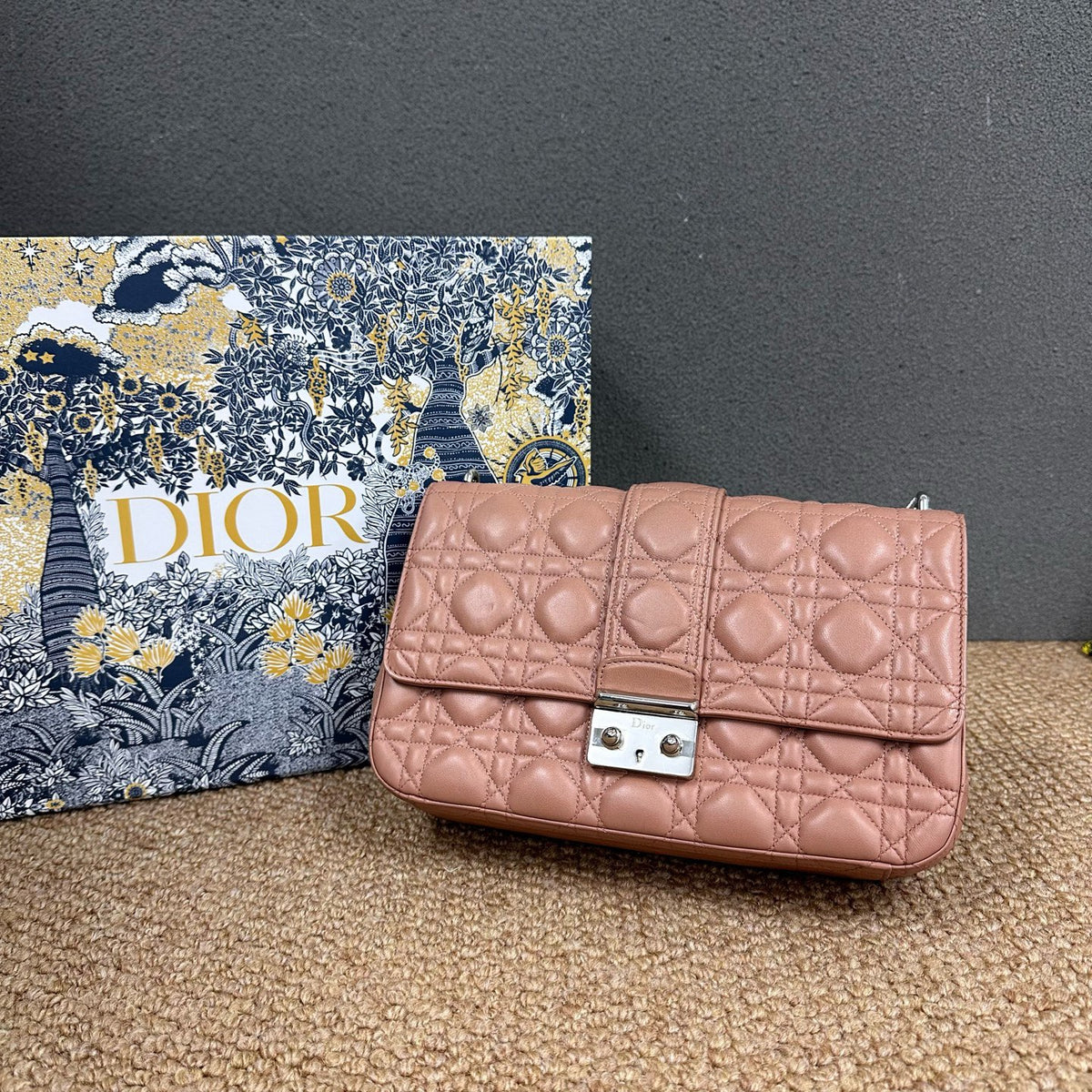 Dior - Caro Medium - Leather - Pink - (medium)