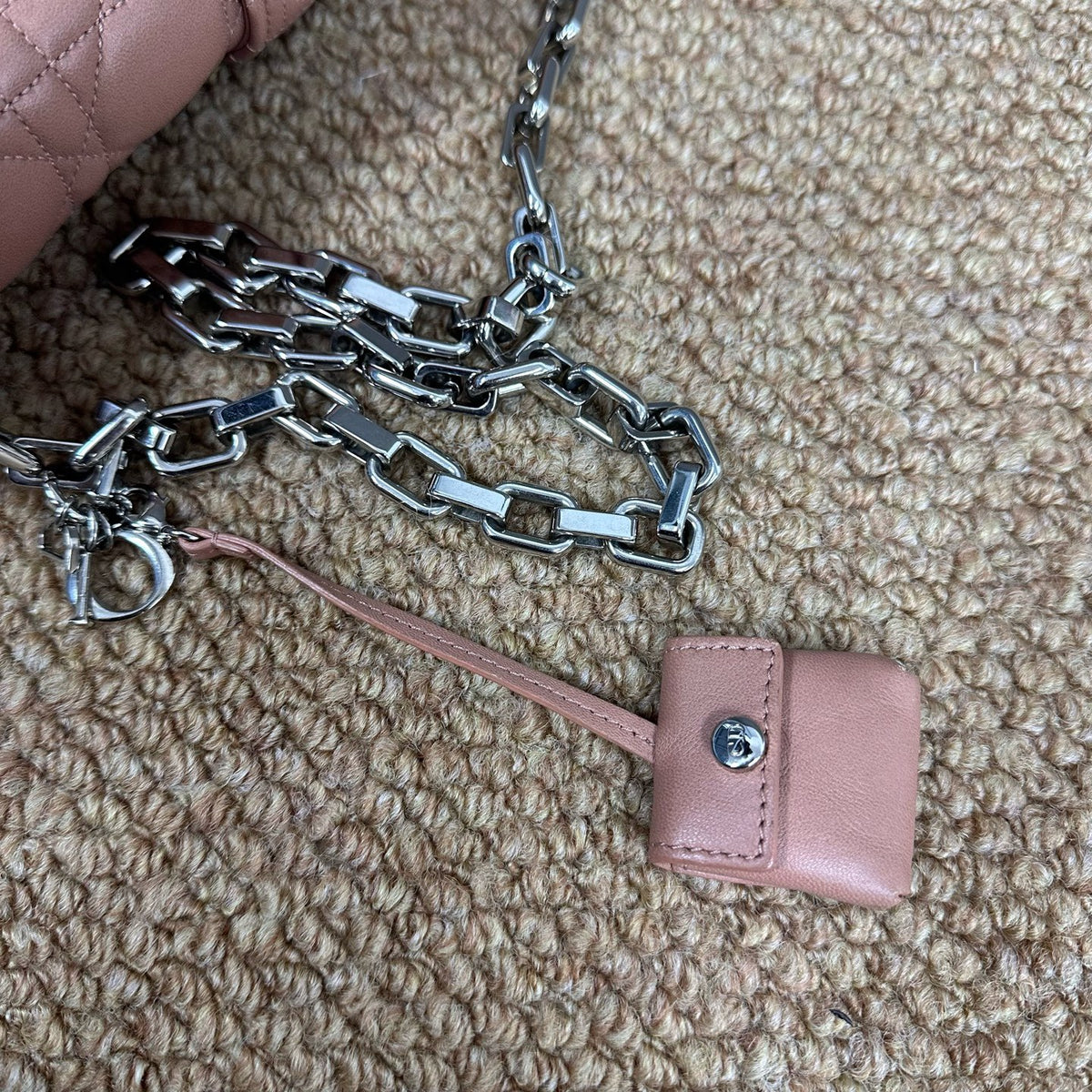 Dior - Caro Medium - Leather - Pink - (medium)