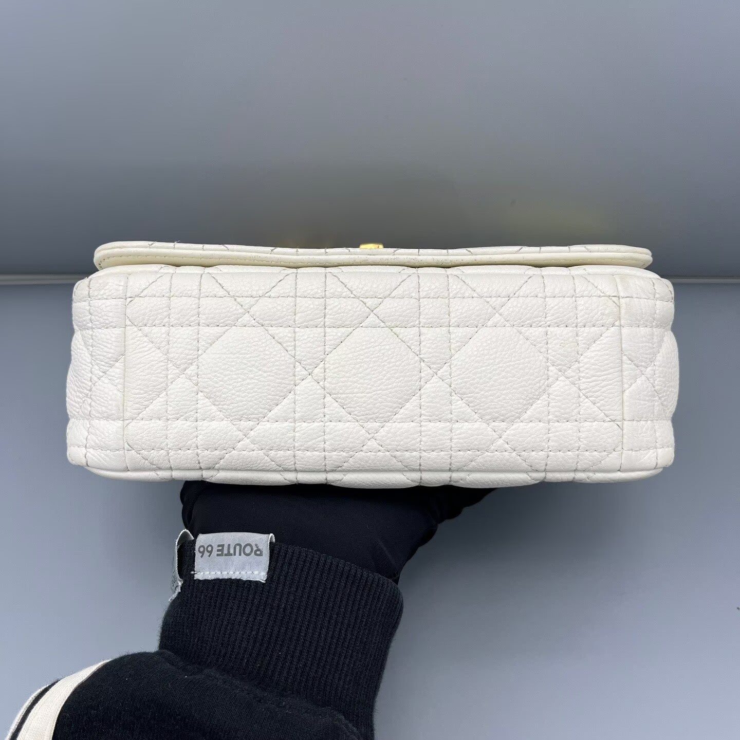 Dior - Caro Mini - Grained leather - White - (mini)