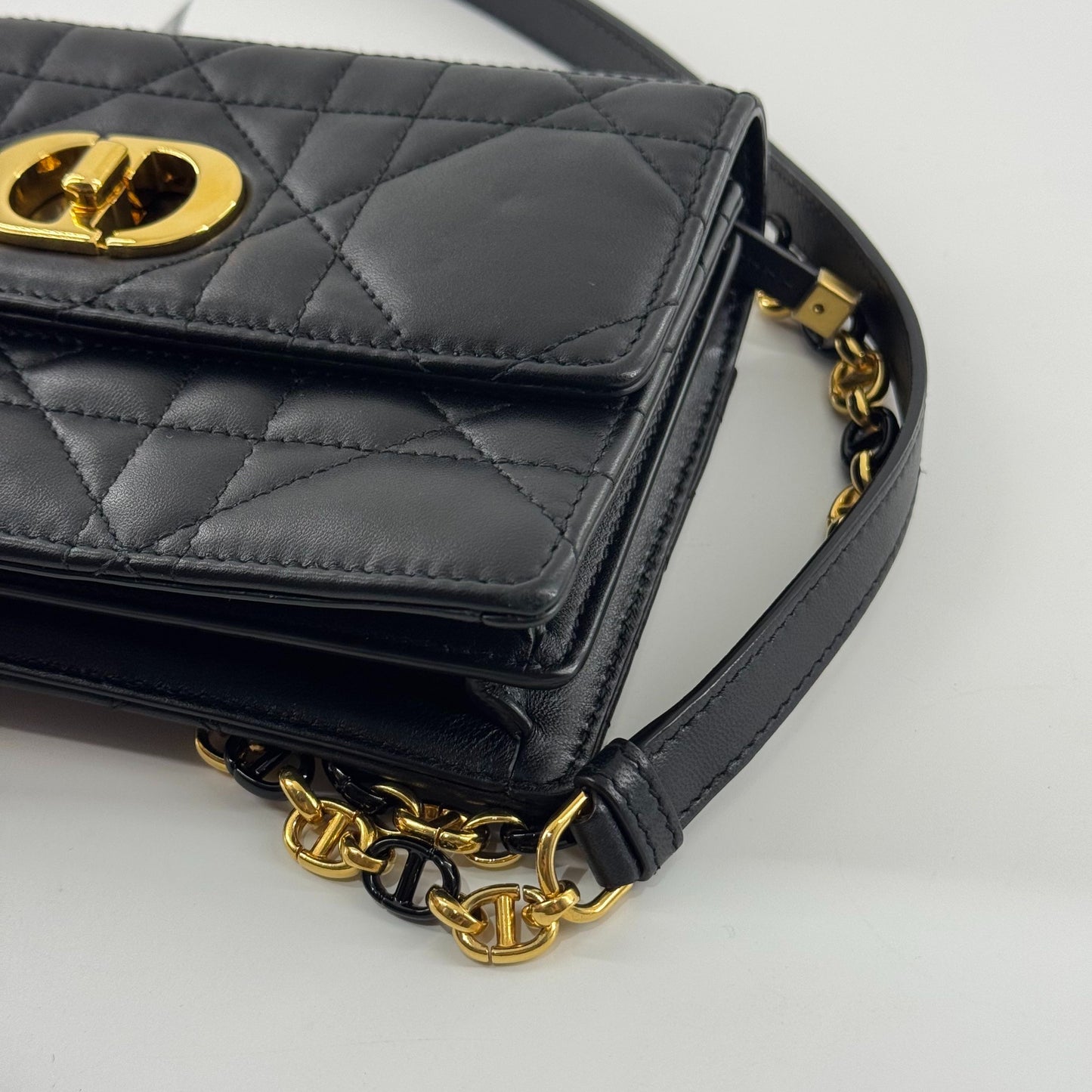 Dior - Caro Mini - Lambskin leather - Black - (mini)