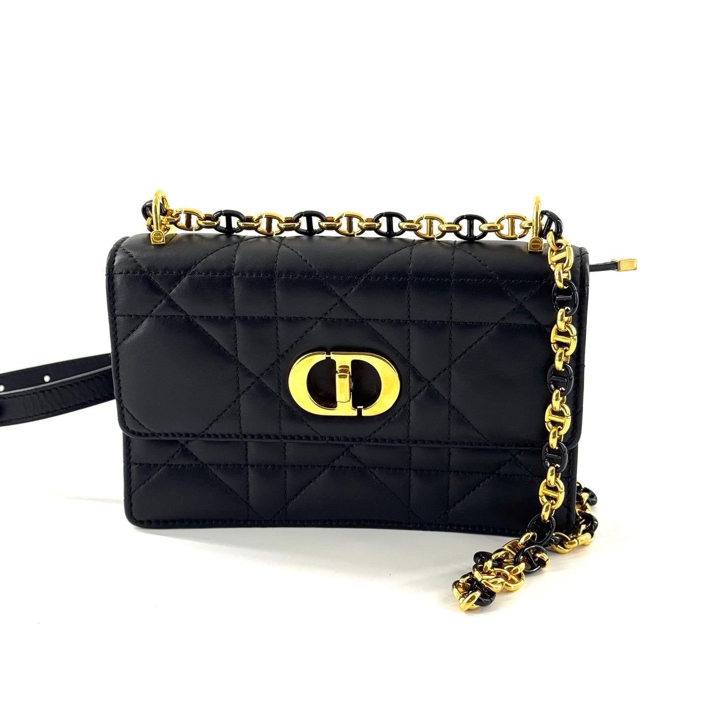 Dior - Caro Mini - Lambskin leather - Black - (mini)