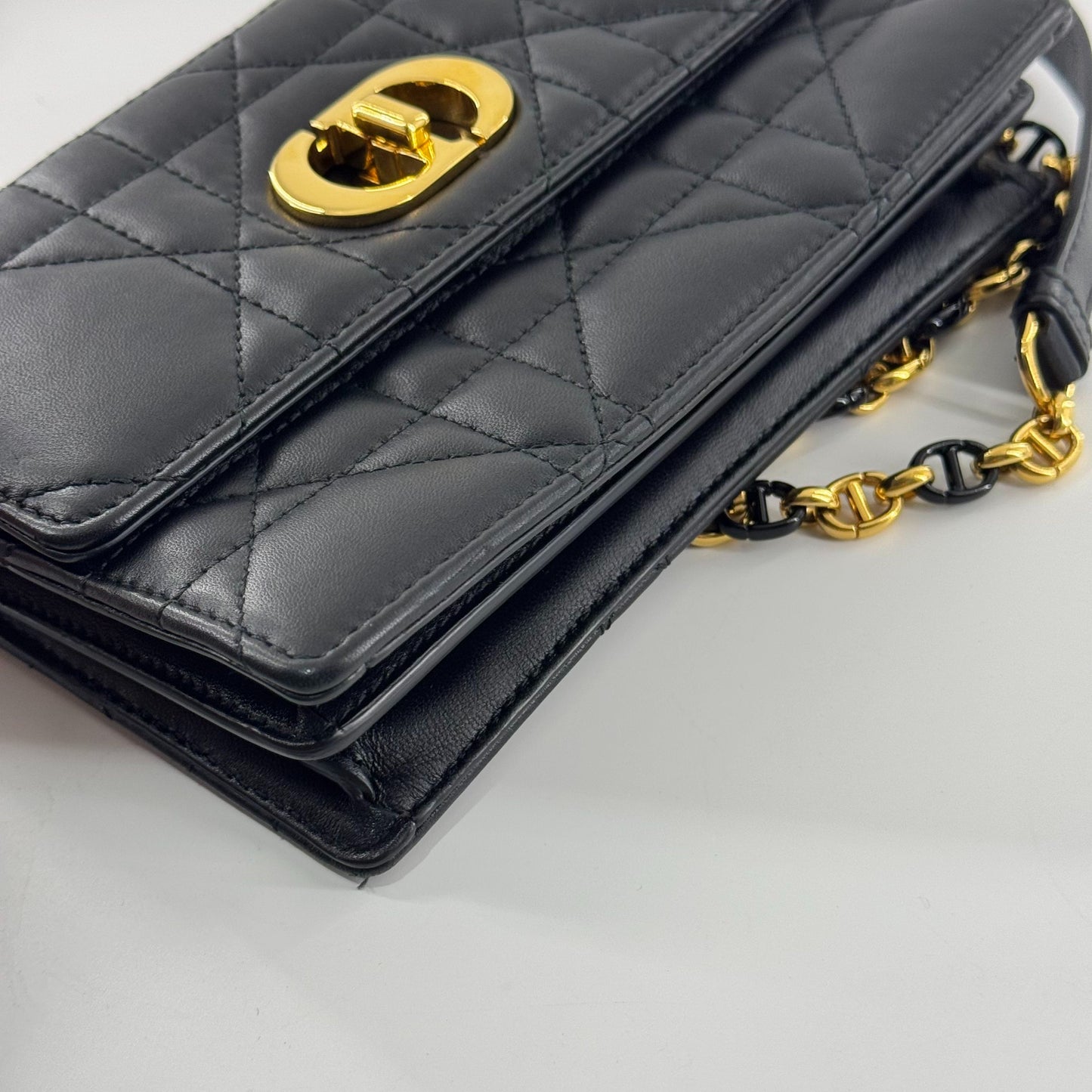 Dior - Caro Mini - Lambskin leather - Black - (mini)