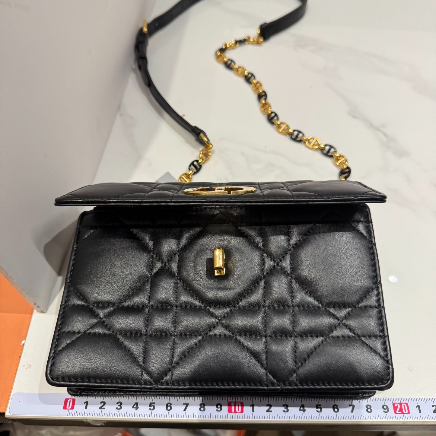 Dior - Caro Mini - Lambskin leather - Black - (mini)