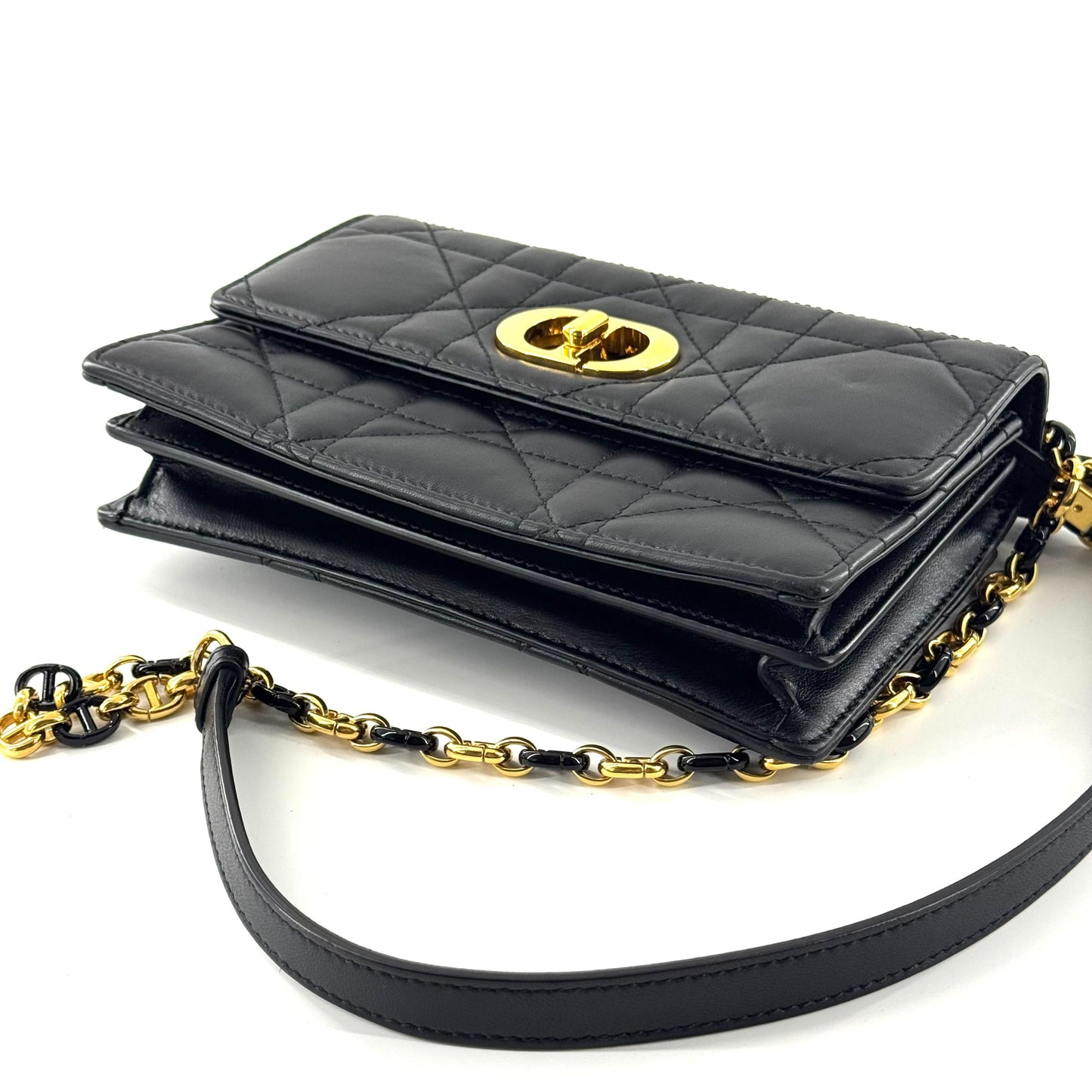 Dior - Caro Mini - Lambskin leather - Black - (mini)