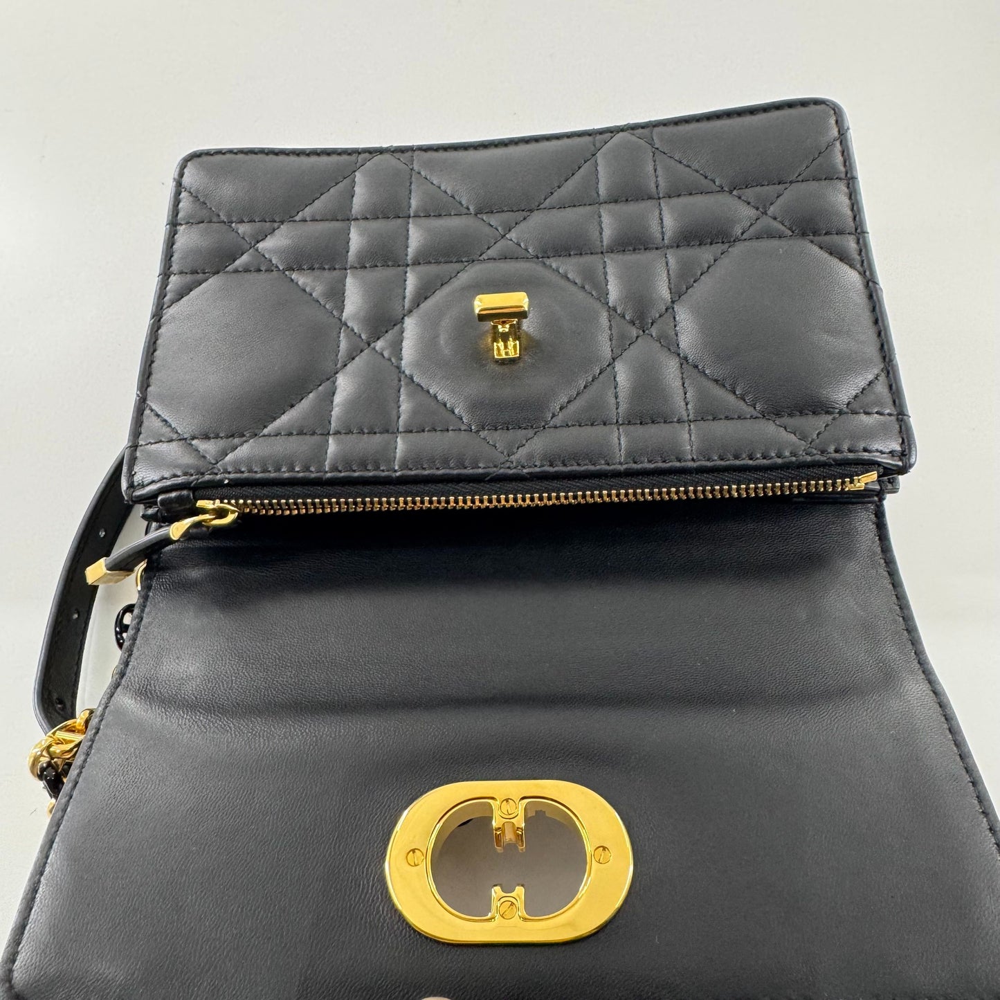 Dior - Caro Mini - Lambskin leather - Black - (mini)
