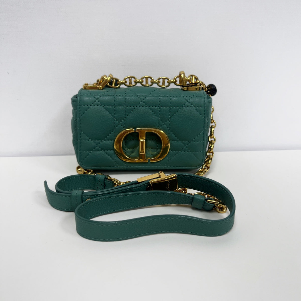 Dior - Caro Mini - Leather - Green - (mini)