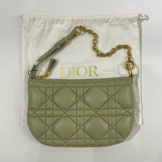 Dior - Caro Mini Pouch - Leather - Green - (mini)
