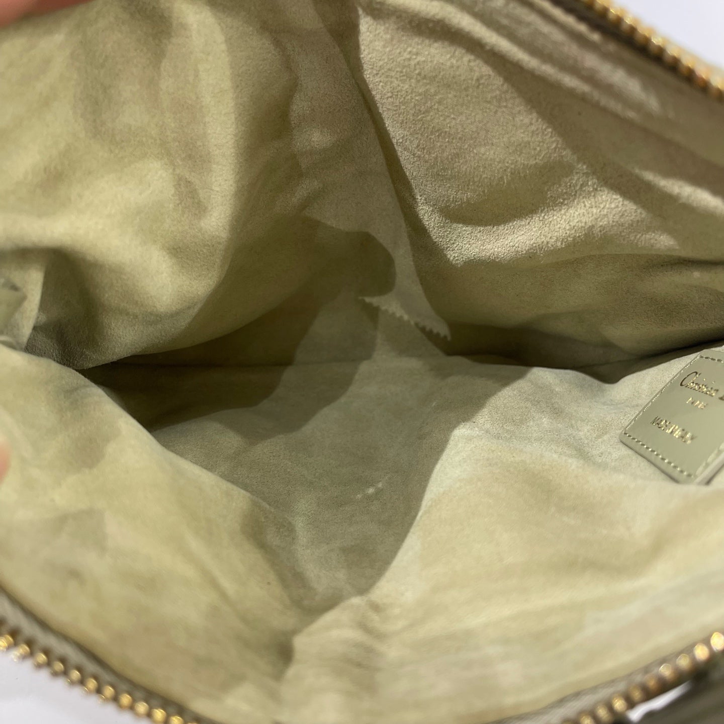 Dior - Caro Mini Pouch - Leather - Green - (mini)