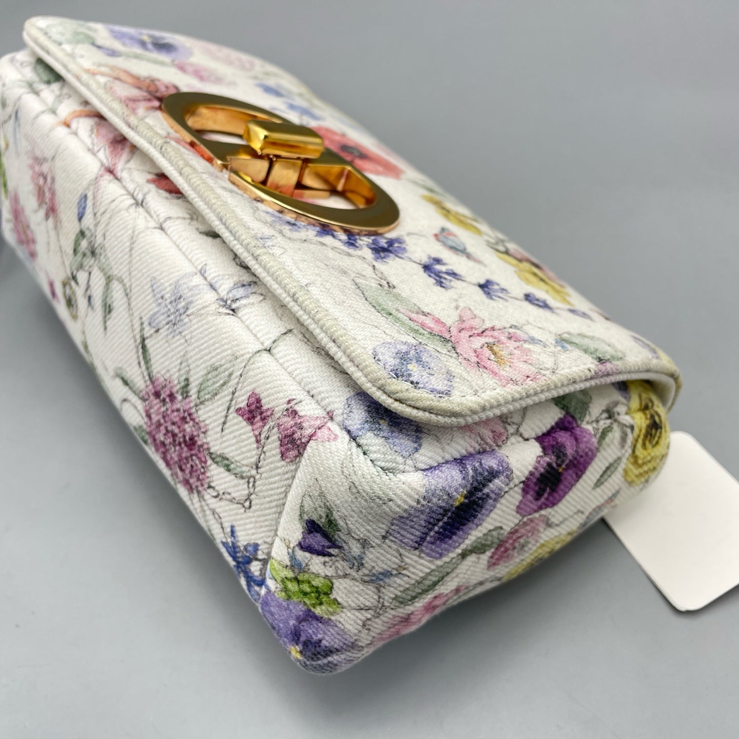 Dior - Caro Small Floral - Canvas with floral print - Multicolour - (Small)