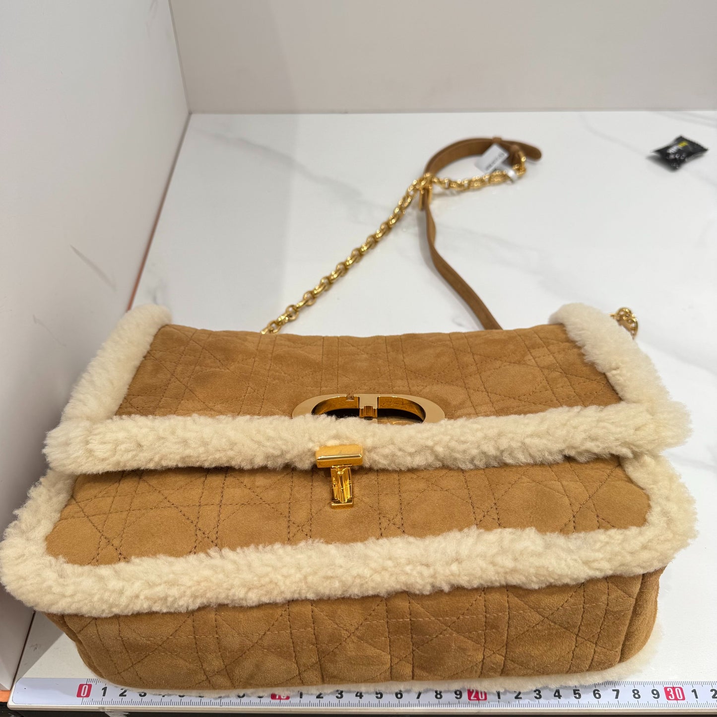 Dior - Caro Teddy Cannage - Fur - Other - Camel