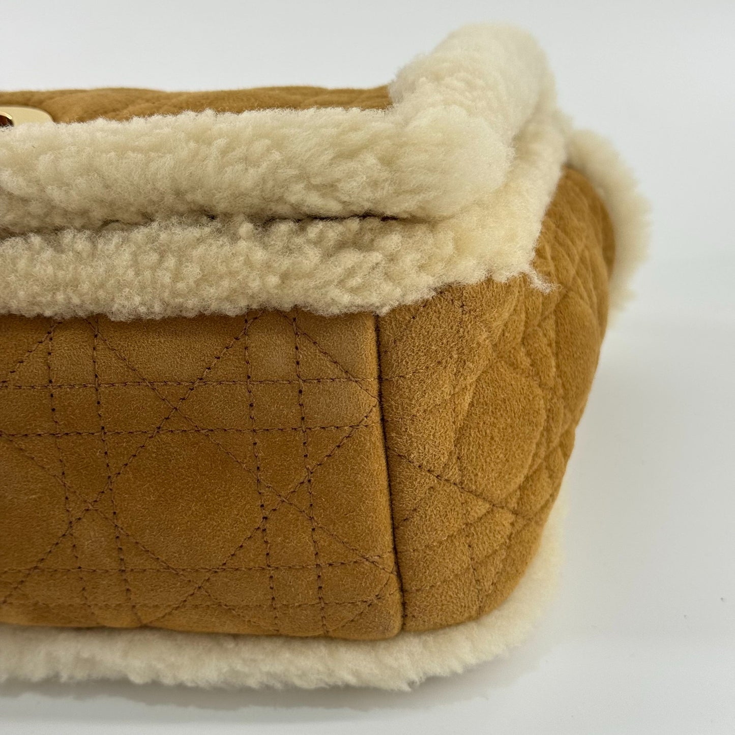 Dior - Caro Teddy Cannage - Fur - Other - Camel