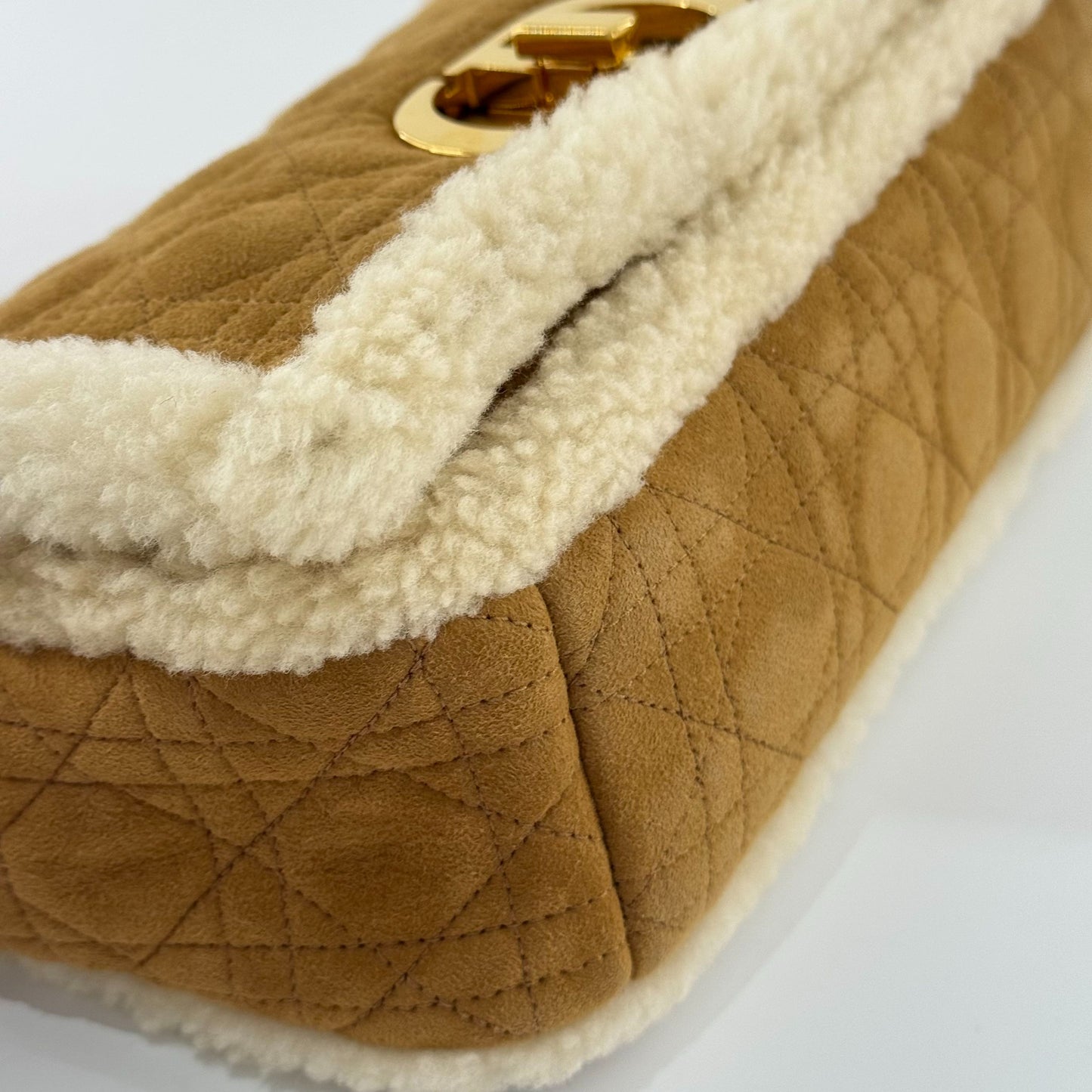 Dior - Caro Teddy Cannage - Fur - Other - Camel