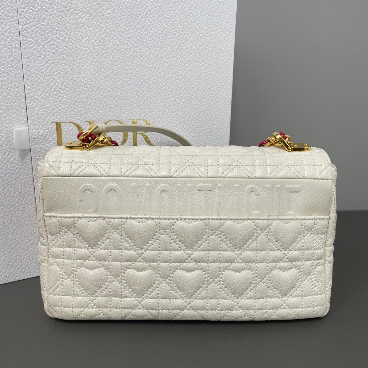 Dior - Caro Valentine's Day Limited Edition - Leather - White - (medium)